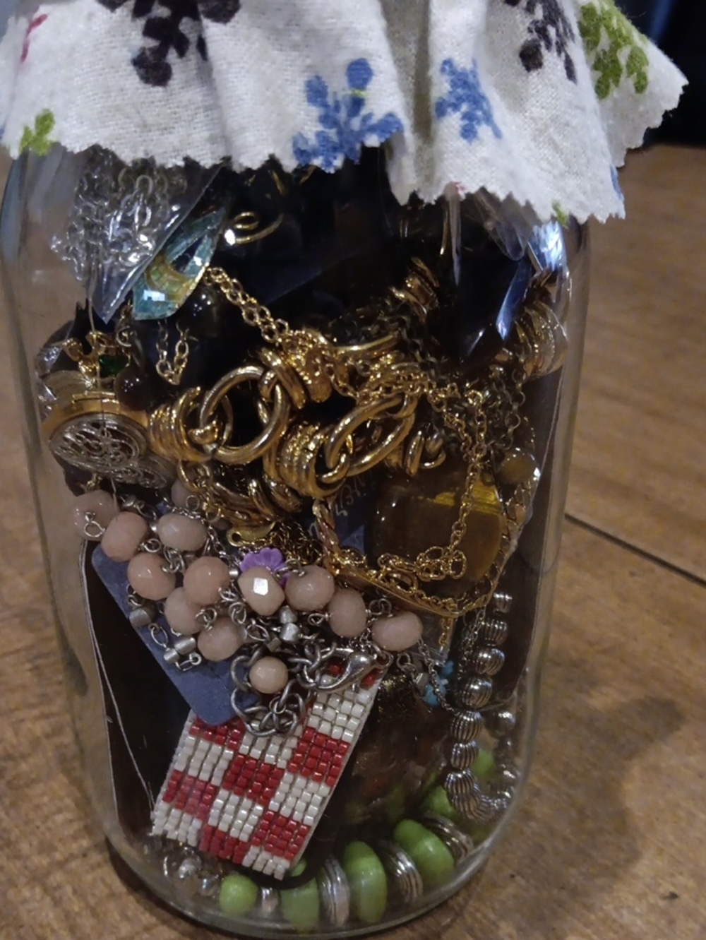 Gold-Tone Mixed Women’s JewelryJar - Assorted Colors